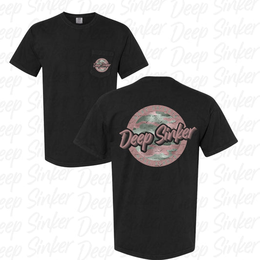 Logo Branded Pocket Tee (Black)