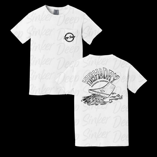 High & Dry Tee (White & Black)