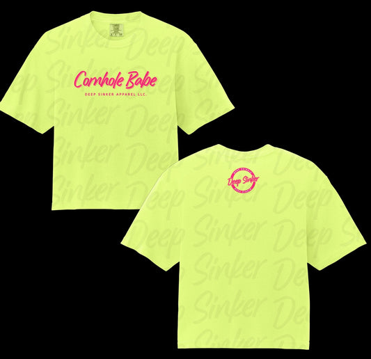 Cropped Cornhole Babe Tee