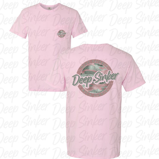 Logo Branded Pocket Tee (Pink)