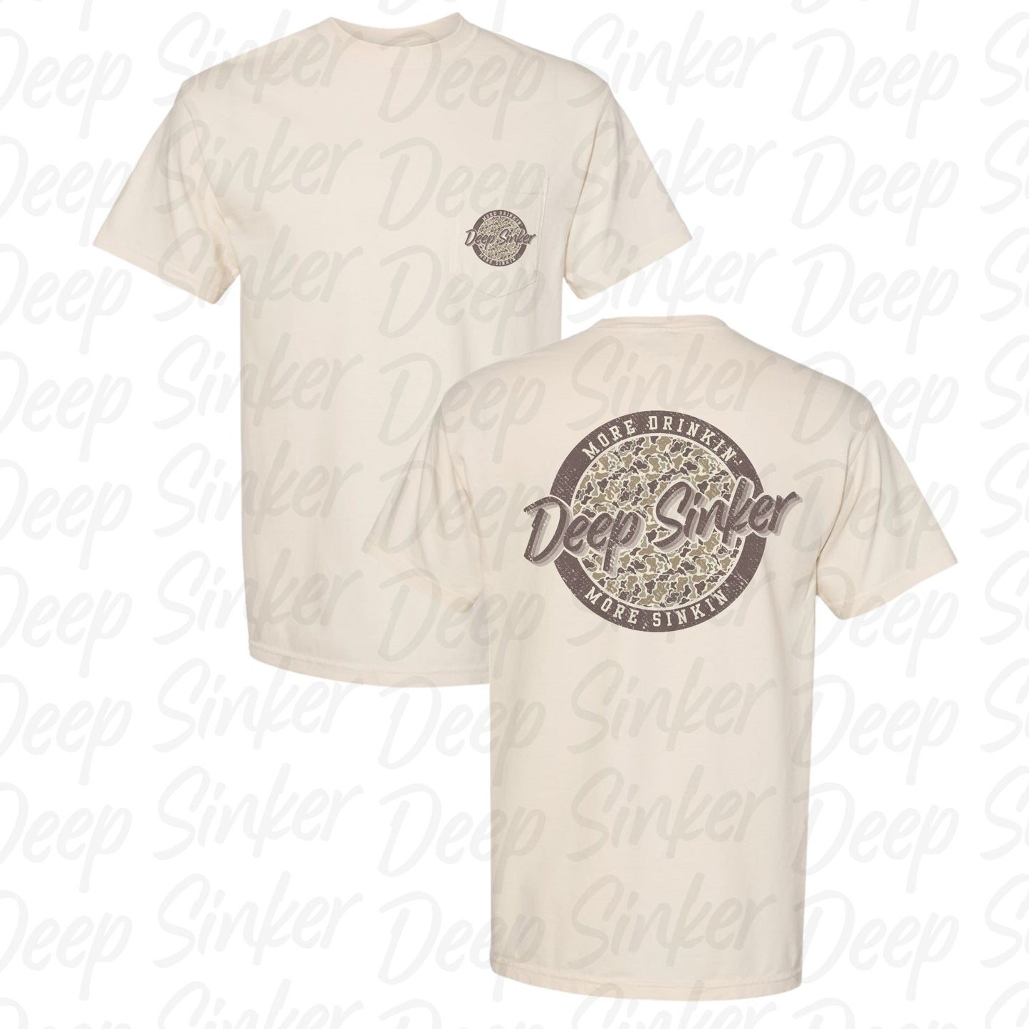 Deep Sinker Logo Tee (Sand)